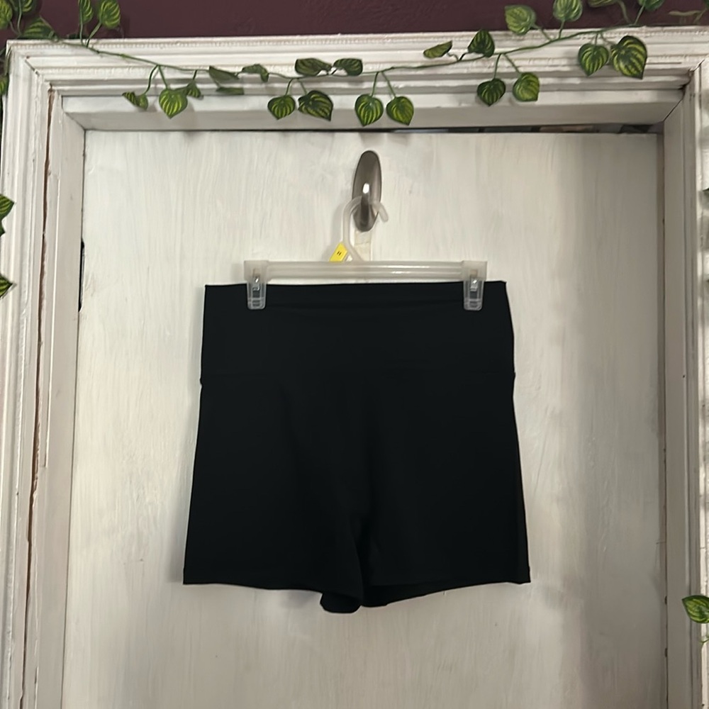 Black gym shorts